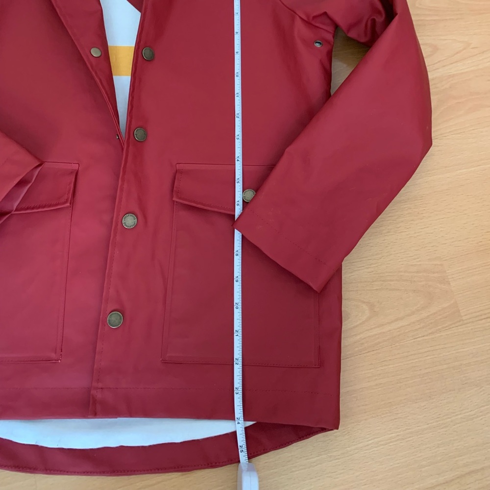 Pendleton girls’ burgundy raincoat size M - Picture 5 of 6